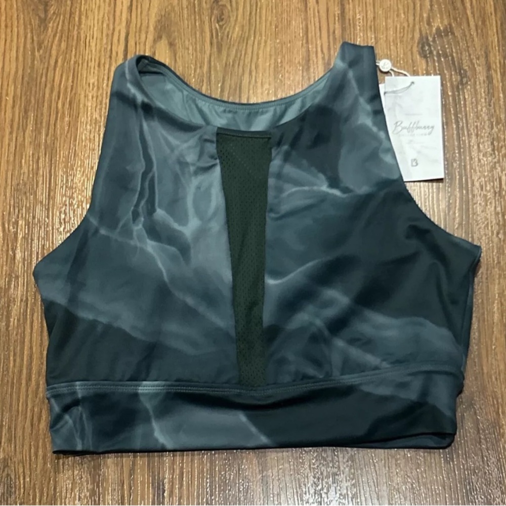 Buff bunny Marbled Green Sports Bra